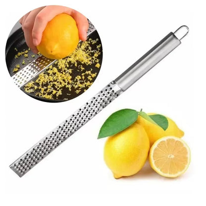 New Stainless Steel 12 Inch Lemon Zester Grater Multifunctional Cheese Grater Chocolate Grinder Fruit Garlic Tool Kitchen