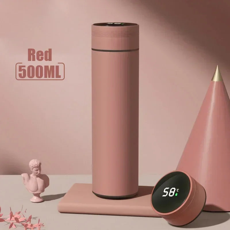 500ML Tea Water Separation Intelligent Insulated Mug Thermos Flask Stainless Steel Vacuum Kettle Coffee Mug Thermos Mug