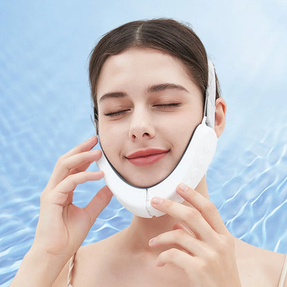 Face Massager Face Lifting Device Microcurrent Fece Slimming Vibration Promote Circulation Double Chin V Line Lift Belt Cellulite Jaw Device