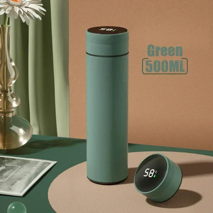 500ML Tea Water Separation Intelligent Insulated Mug Thermos Flask Stainless Steel Vacuum Kettle Coffee Mug Thermos Mug