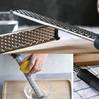 12 Inch Multifunctional Rectangle Stainless Steel Cheese Grater Tools Chocolate Lemon Zester Fruit Peeler Kitchen Gadgets