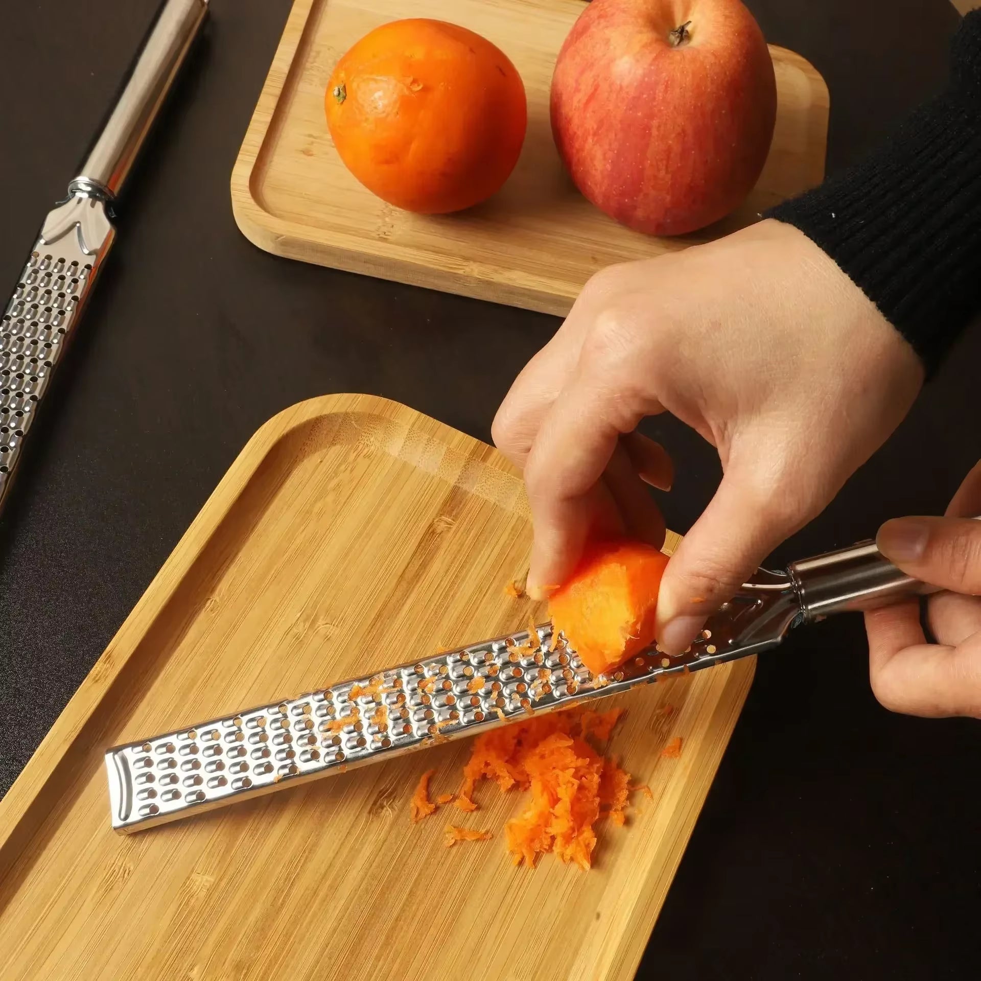 New Stainless Steel 12 Inch Lemon Zester Grater Multifunctional Cheese Grater Chocolate Grinder Fruit Garlic Tool Kitchen