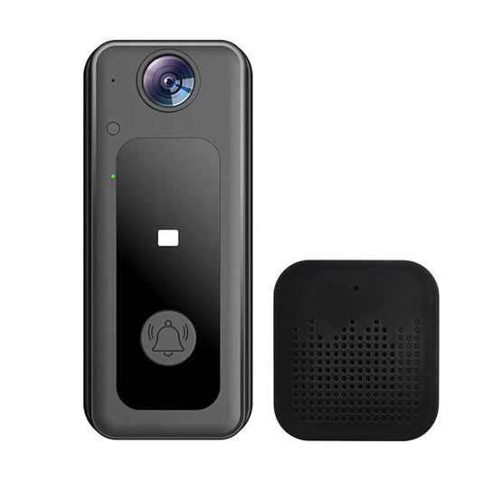 Doorbell Camera Wireless, Wifi Video Doorbell with Chime,Smart Wireless Remote Video Doorbell Intelligent Visual Doorbell Home Intercom HD Night Vision Wifi Security Door Doorbell