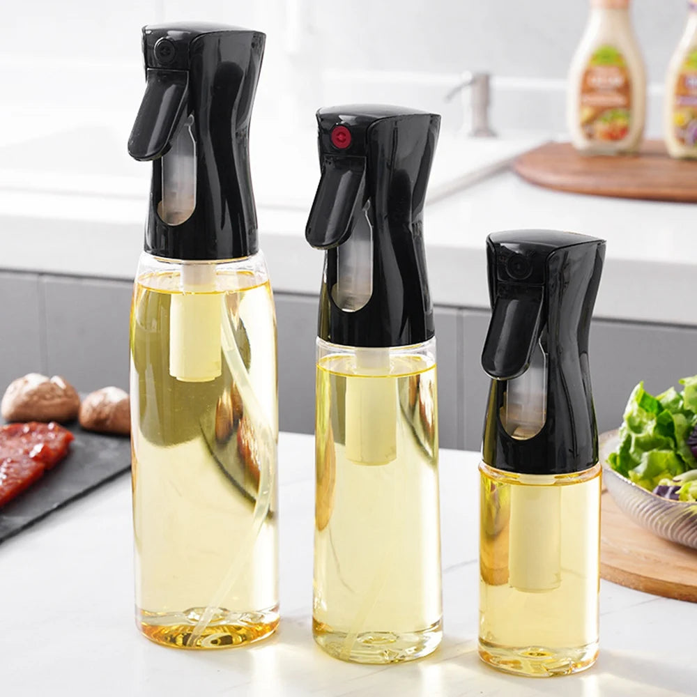 200Ml 300Ml 500Ml Oil Spray Bottle Kitchen Cooking Olive Oil Dispenser Camping BBQ Baking Vinegar Soy Sauce Sprayer Containers